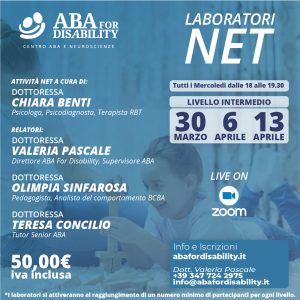 Locandina laboratori NET - Livelli intermedio