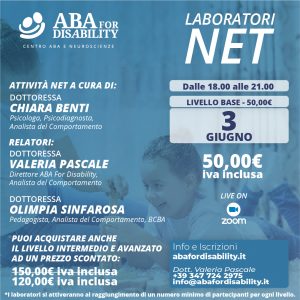 Locandina laboratori NET seconda edizione - Livello Base