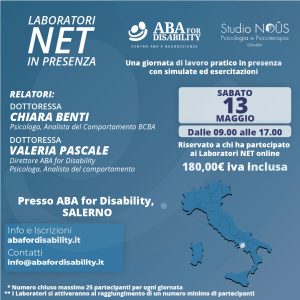 Locandina laboratori NET APRILE-MAGGIO 2023 - In presenza Salerno