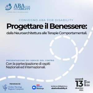 Progettare il Benessere - Dalla Neuroarchitettura alle Terapie Comportamentali - Patrocinio Ordine