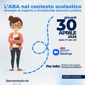 L’ABA nel contesto scolastico - Strategie di supporto e di leadership educativa positiva - ABA FOR DISABILITY1 00